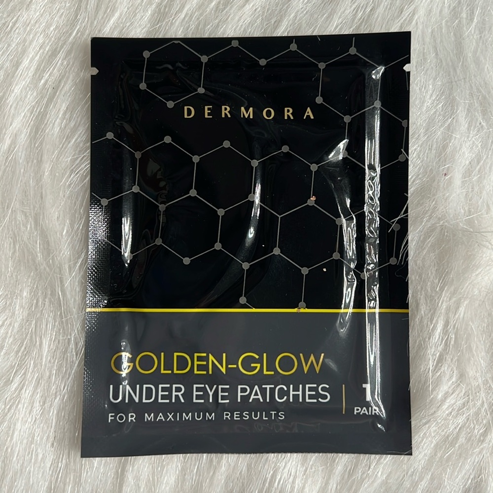 🟥 $1 add on when bundled Dermora Golden-Glow Under Eye Patches